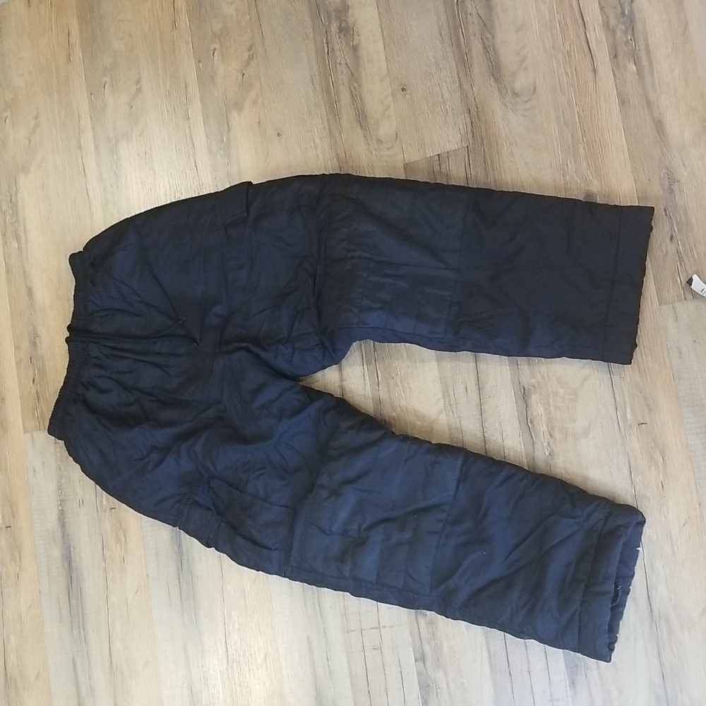 CHILL STOPPERS Black Snow Ski Pants with Utility pockets Size 10-12